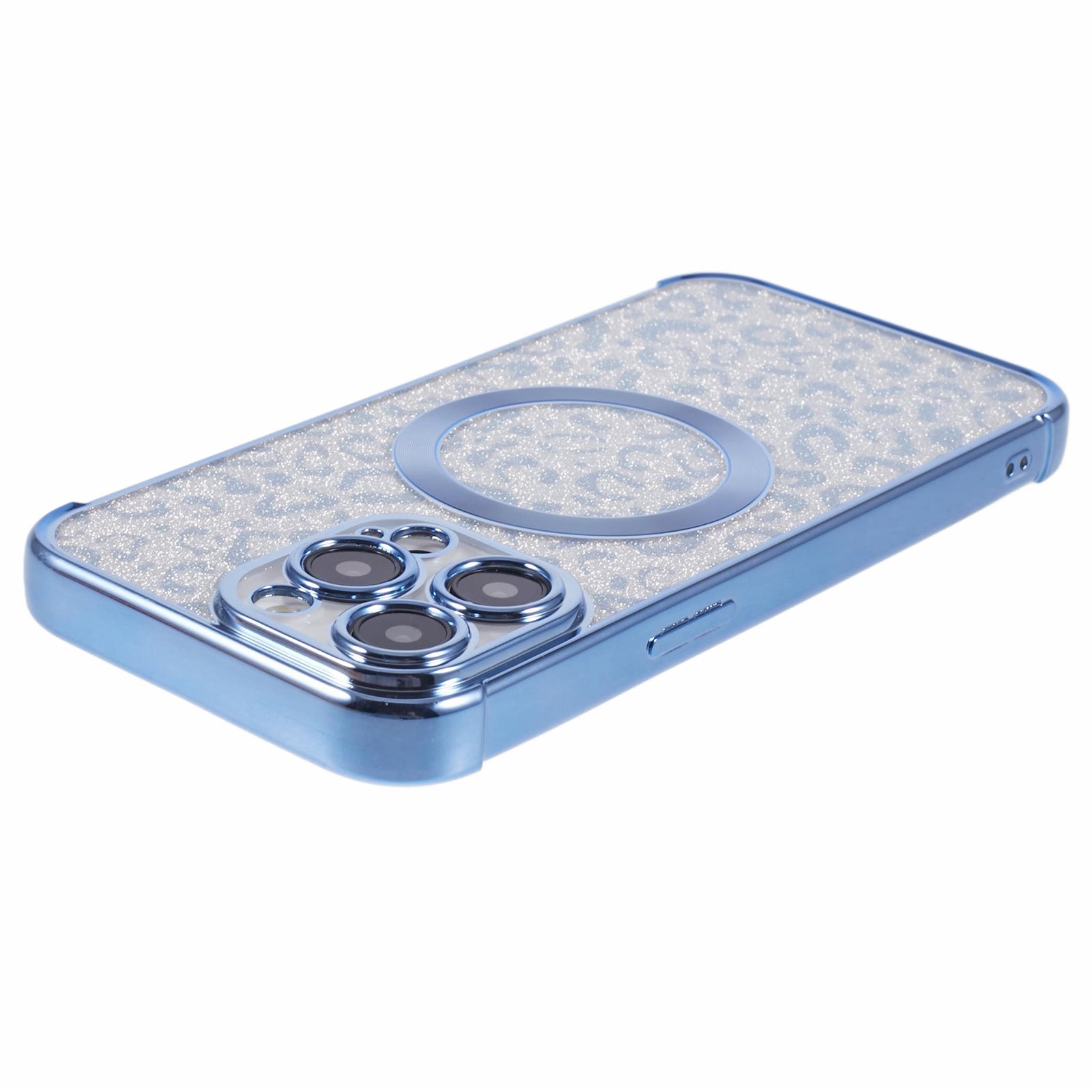 HRF Series for iPhone 15 Pro Magnetic Phone Case Glitter Leopard Electroplating TPU Cover HRF Series for iPhone 15 Pro Magnetic Phone Case Glitter Leopard Electroplating TPU Cover